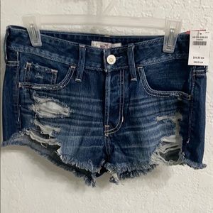 Hollister jean denim boyfriend shorts size 3/26
